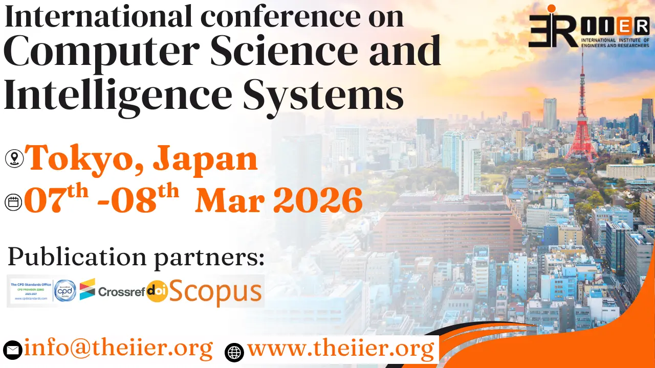 Computer Science and Intelligence Systems Conference in Tokyo Japan